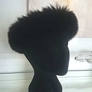 Real Fox Fur Headband Neck Warmer Scarf